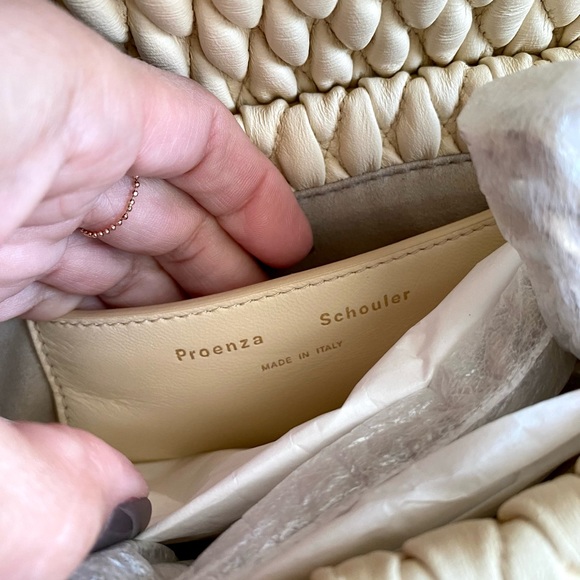 PROENZA SCHOULER Small Quilted PS Harris Bag! Pale Sand color! NWT! Never worn. - Picture 6 of 14